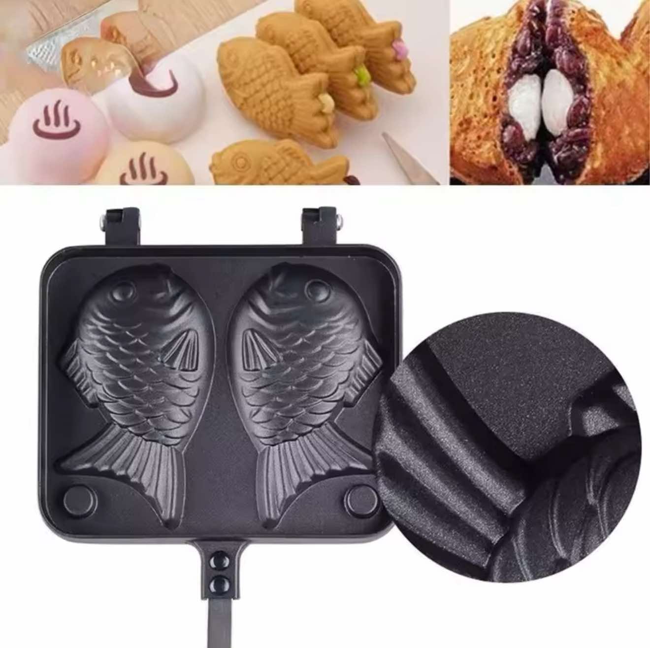 Fish-Shaped Waffle Mold